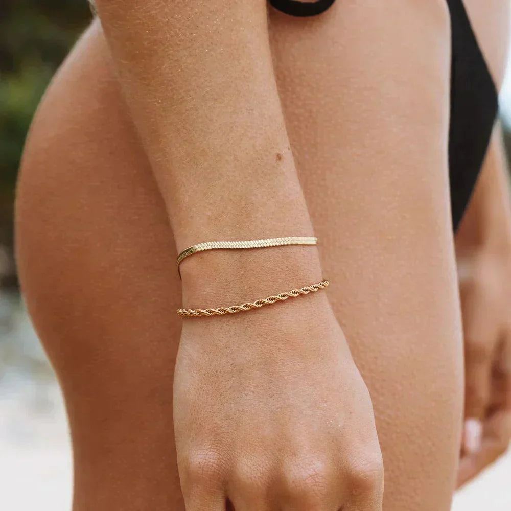 Armbånd Stella i form av et fiskebein