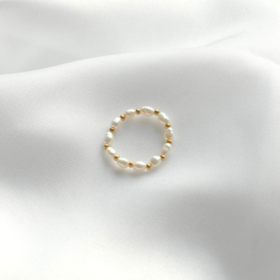 Ring med perler